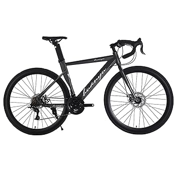 Amazon | 初心者向けロードバイク STIレバー付き road bike 16段